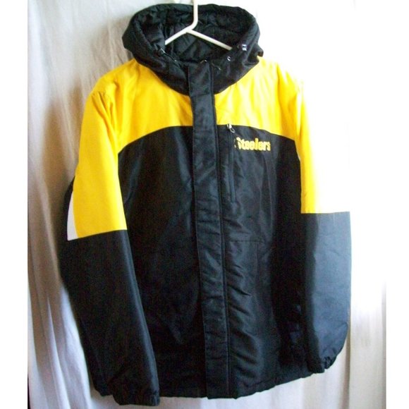 NFL Pittsburgh Steelers Hooded Puffer Jacket - Picture 2 of 3